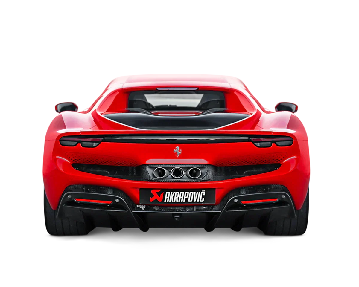 Ferrari 296 gtb exhaust