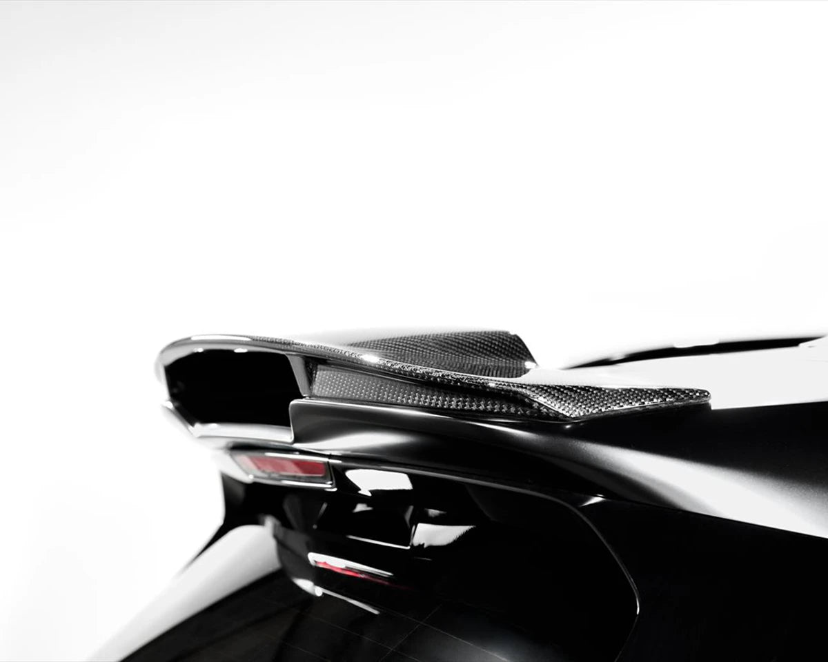 Rear upper carbon spoiler by 3DDesign for BMW X5M LCI