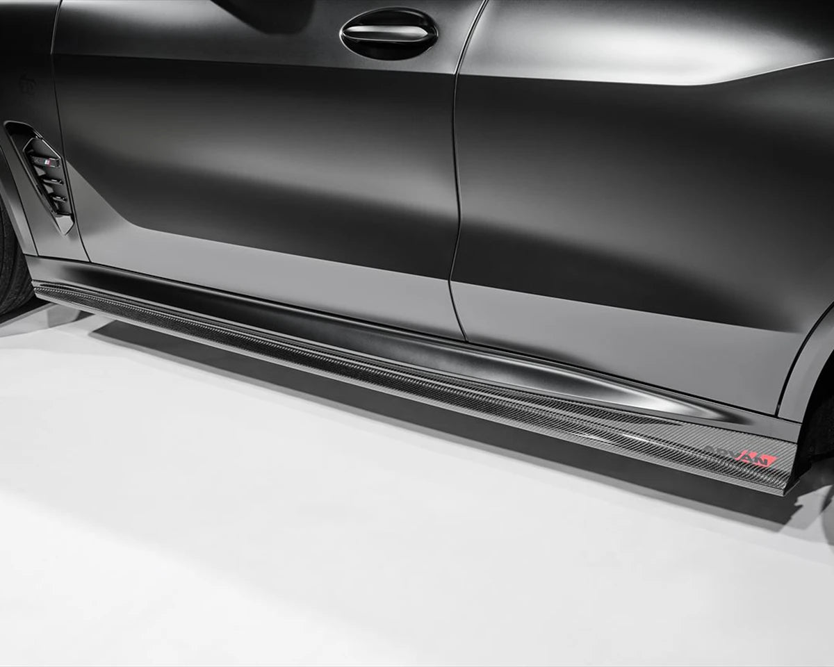 Sporty side look of X5M LCI with 3DDesign side skirts upgrade