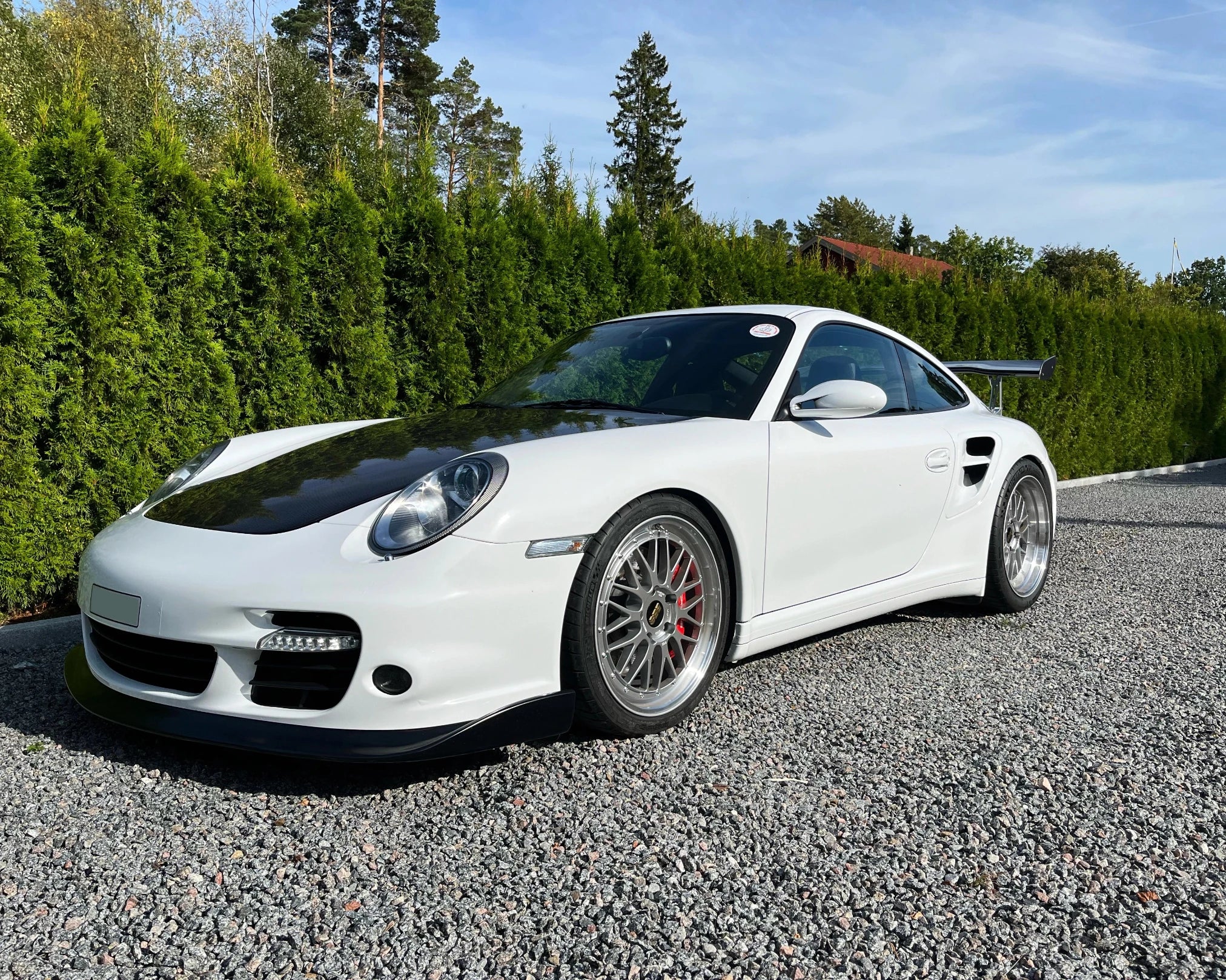 Porsche 997 turbo BBS LM Le Mans brilliant silver