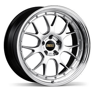 BBS LM-R Diamond Silver disk Black Bright Diamond cut rim DS-BKBD