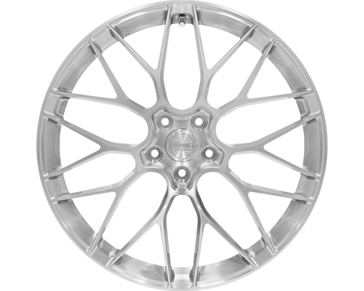 BC Forged KL52 clear brushed finish