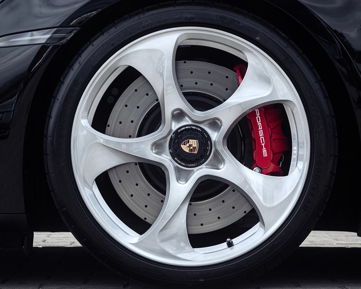 BC Forged AF55 with centerlock installed on a Porsche 992