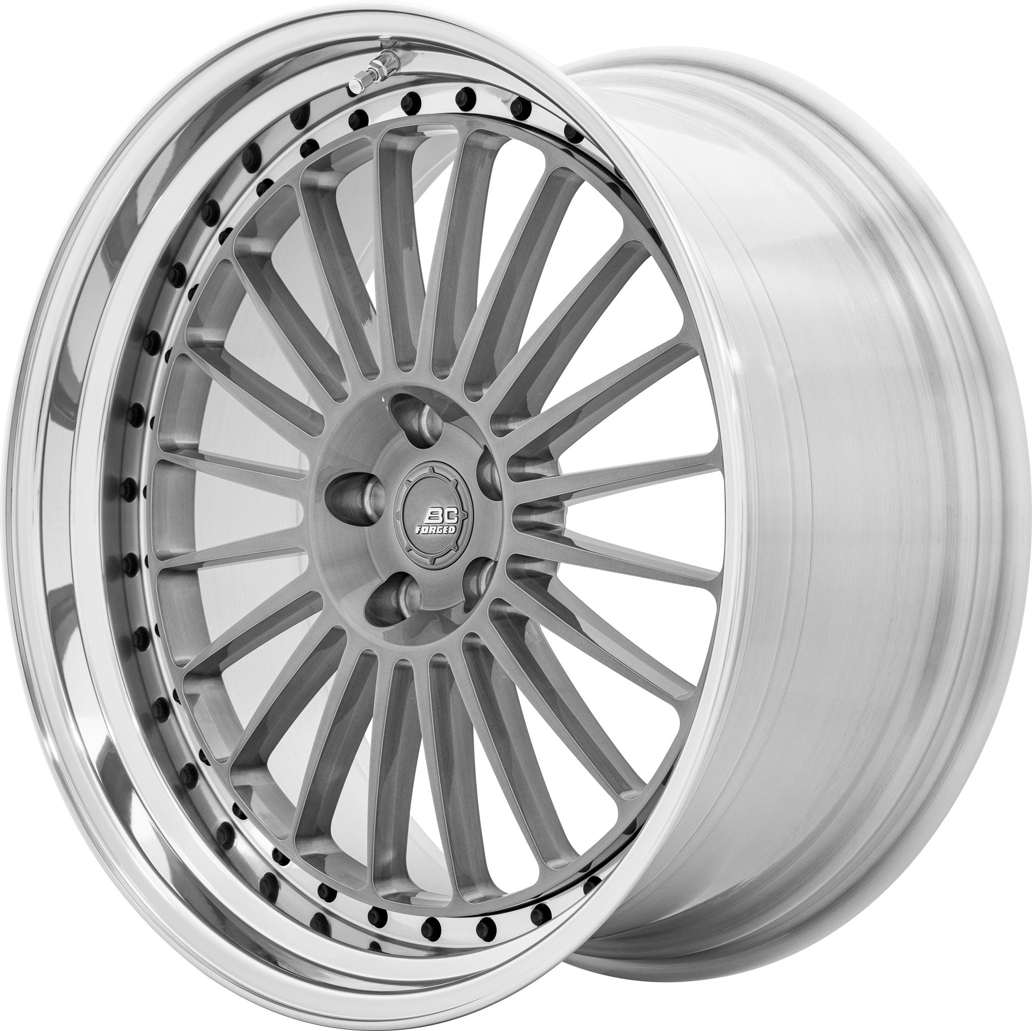 BC Forged MLE20 brushed grey and polished barrel