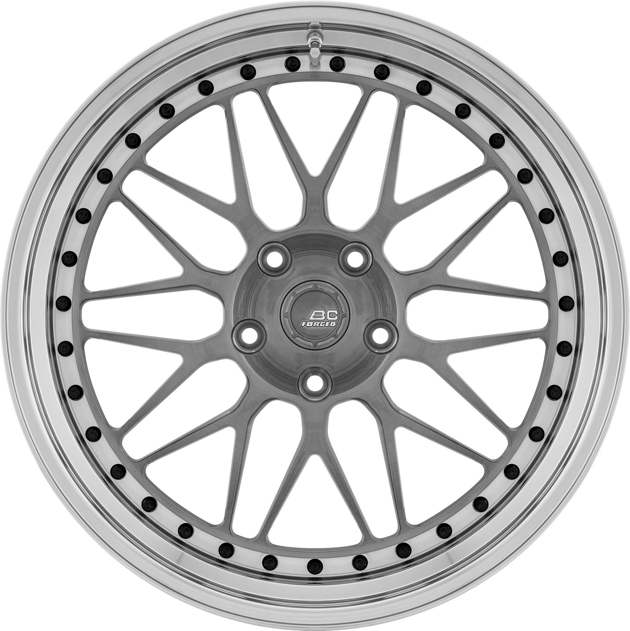 BC Forged MLE81 polished barrel and grey center