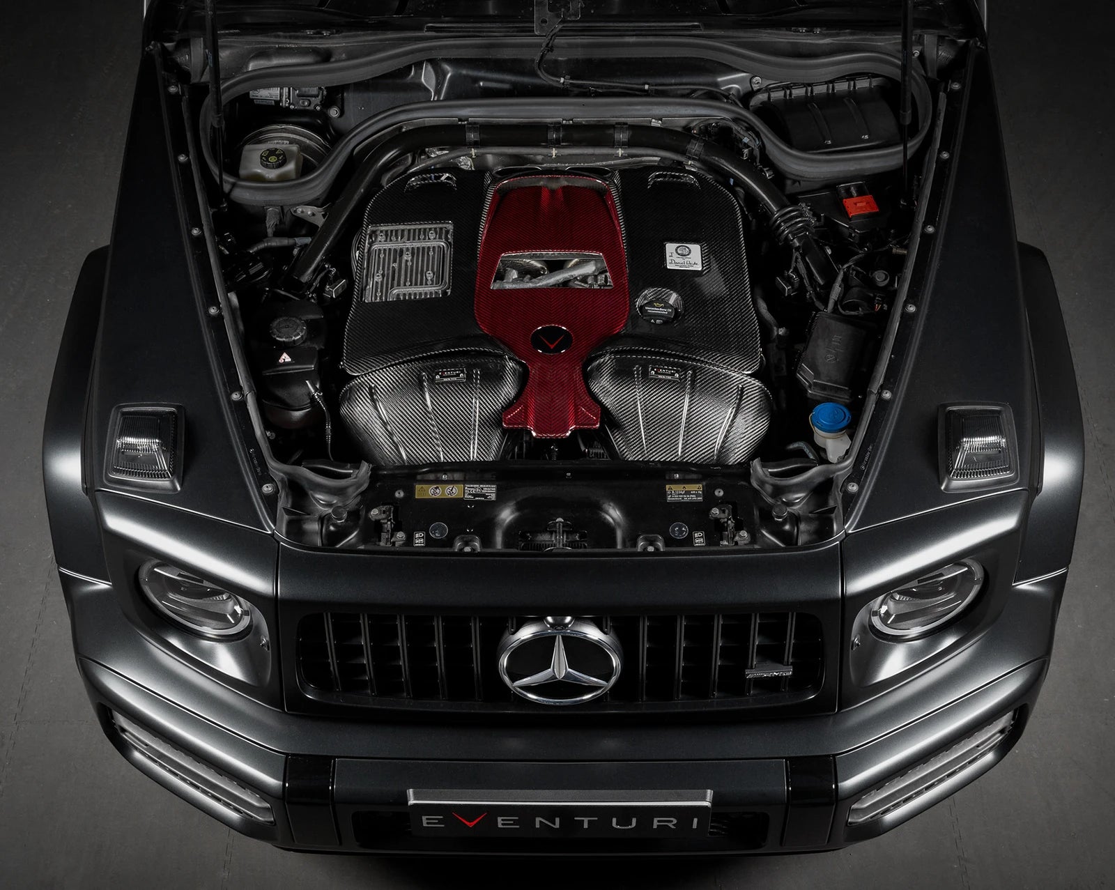 Eventuri intake Mercedes G63 AMG W464 engine bay cover