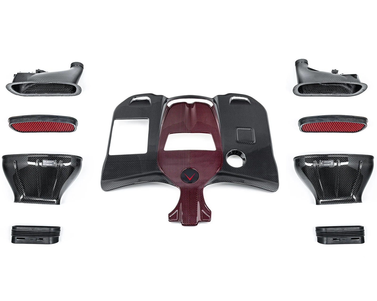 Eventuri intake Mercedes G63 AMG W464 exploded view