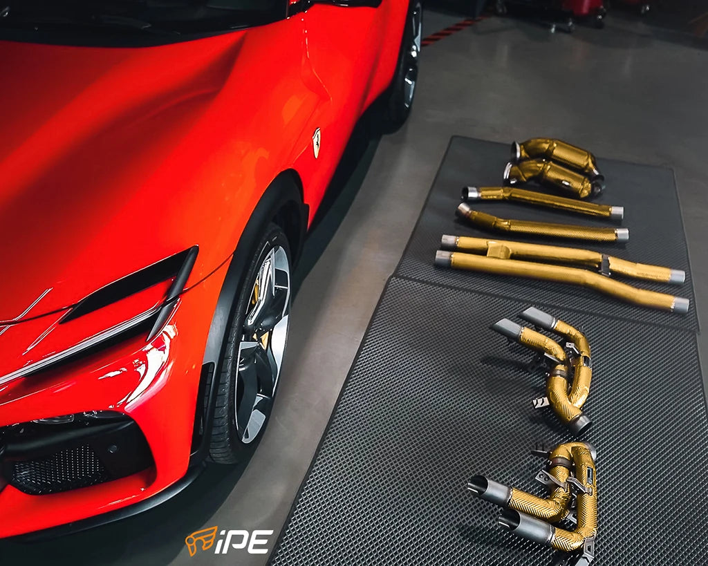 IPE exhaust Ferrari purosangue