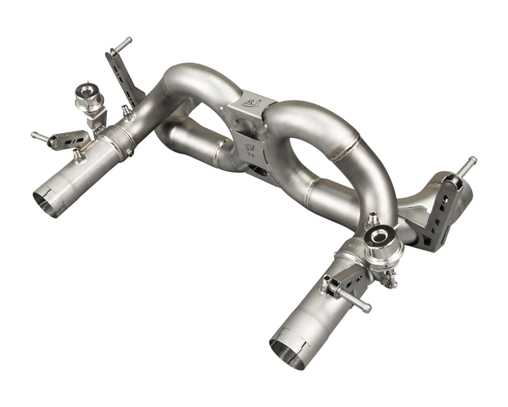 IPE titanium Exhaust Ferrari F8 Tributo