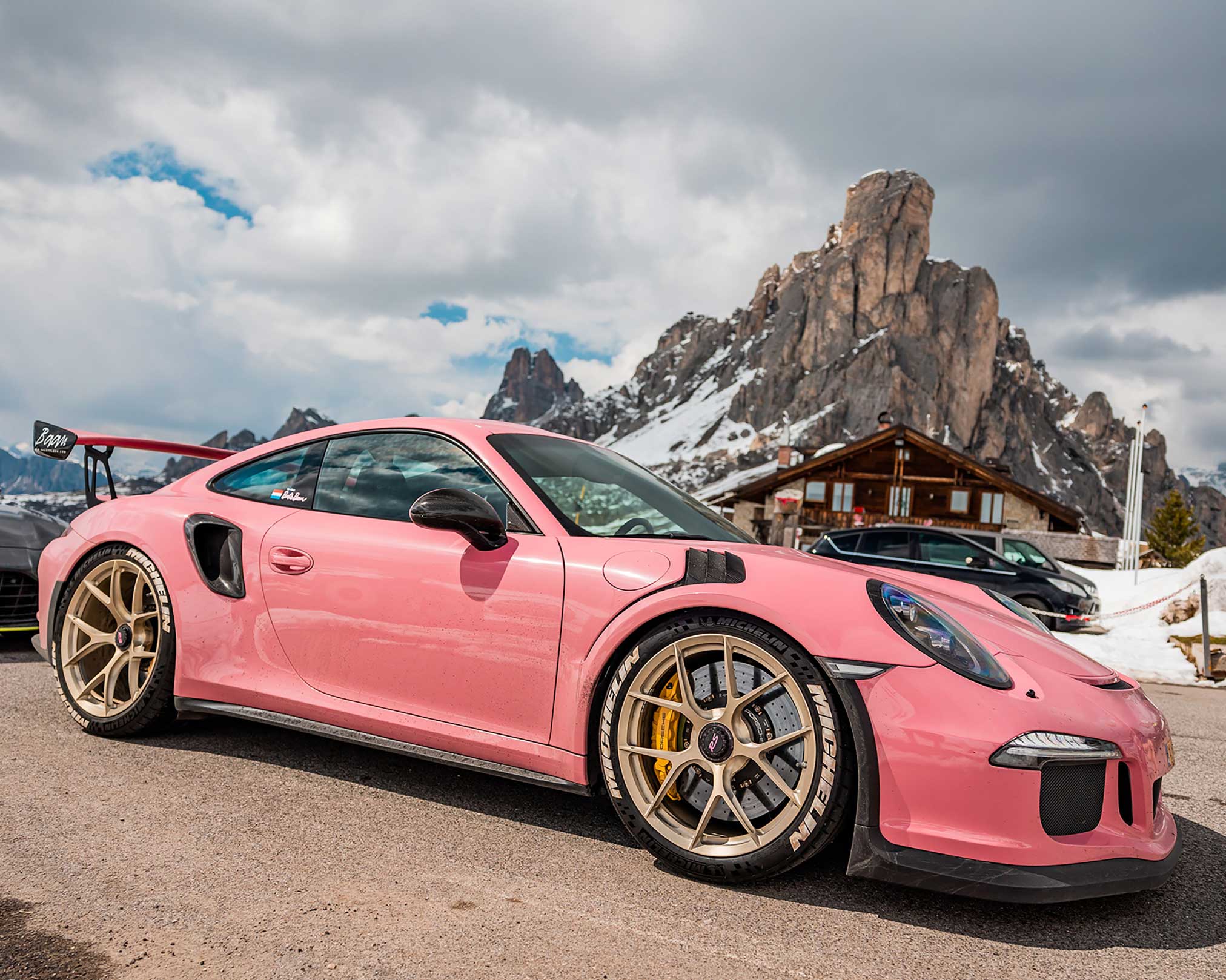 Porsche 991 GT3 RS BC forged KL01 Centerlock royal gold satin