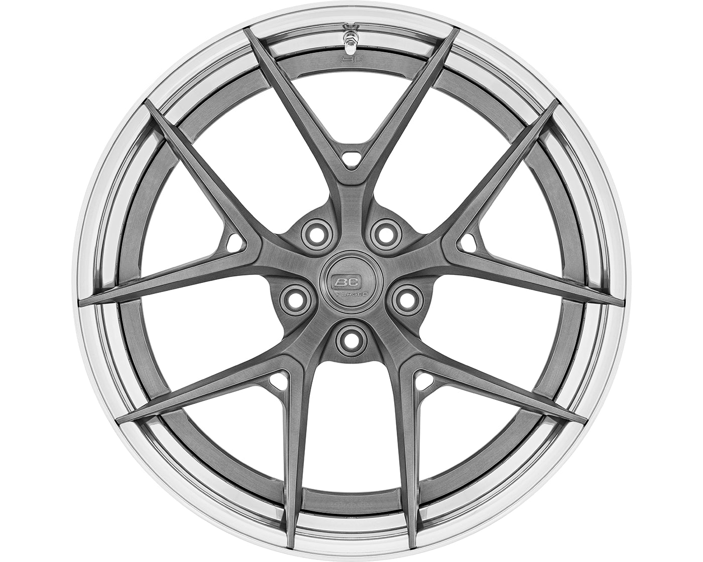 BC Forged HCA196 and HCA196S wheels installed on performance car