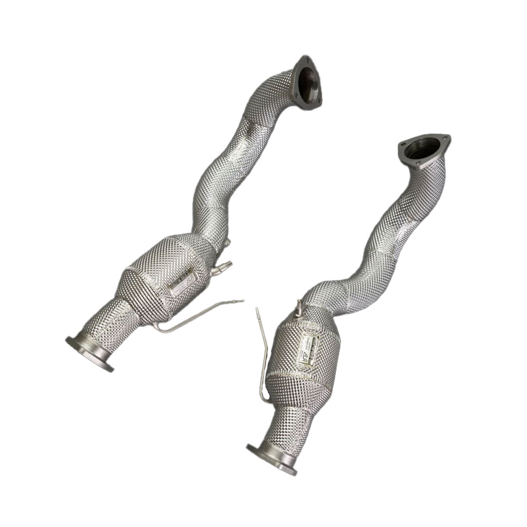 Porsche 718 GT4 RS IPE Linkpipes with cats OPF Version