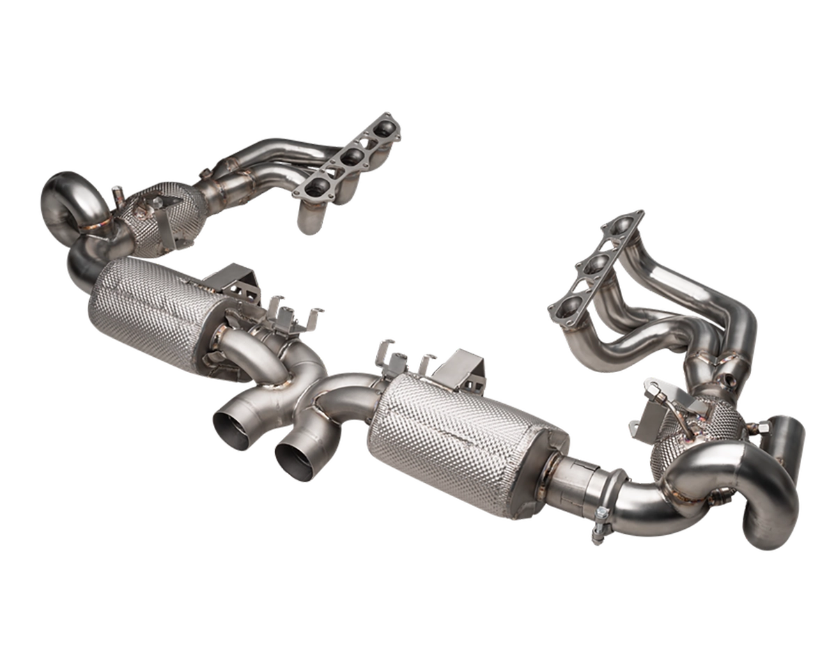 IPE equal length headers and muffler for Porsche 992 GT3 and 992 GT3 RS
