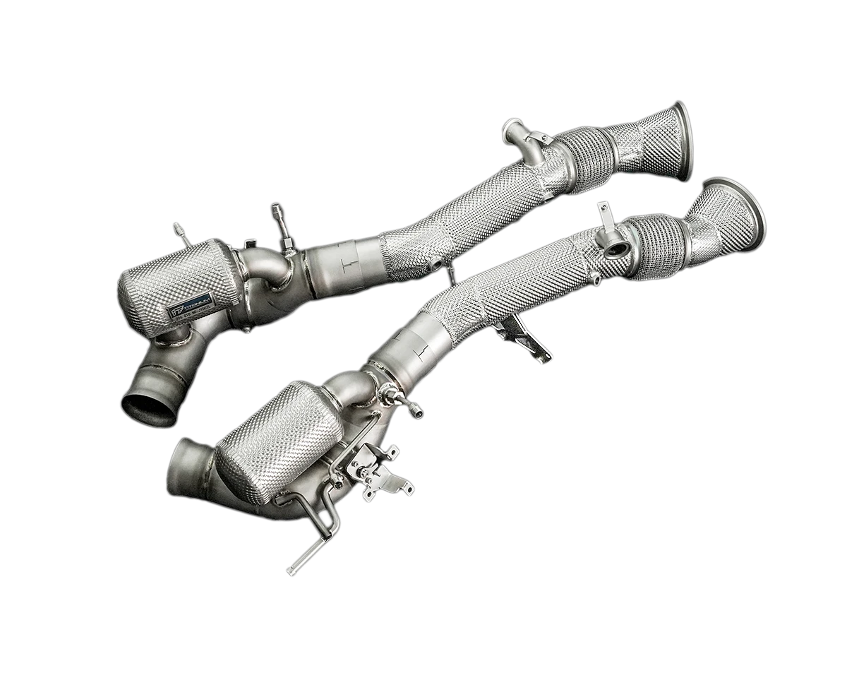 ipe ferrari 296 catback exhaust system main