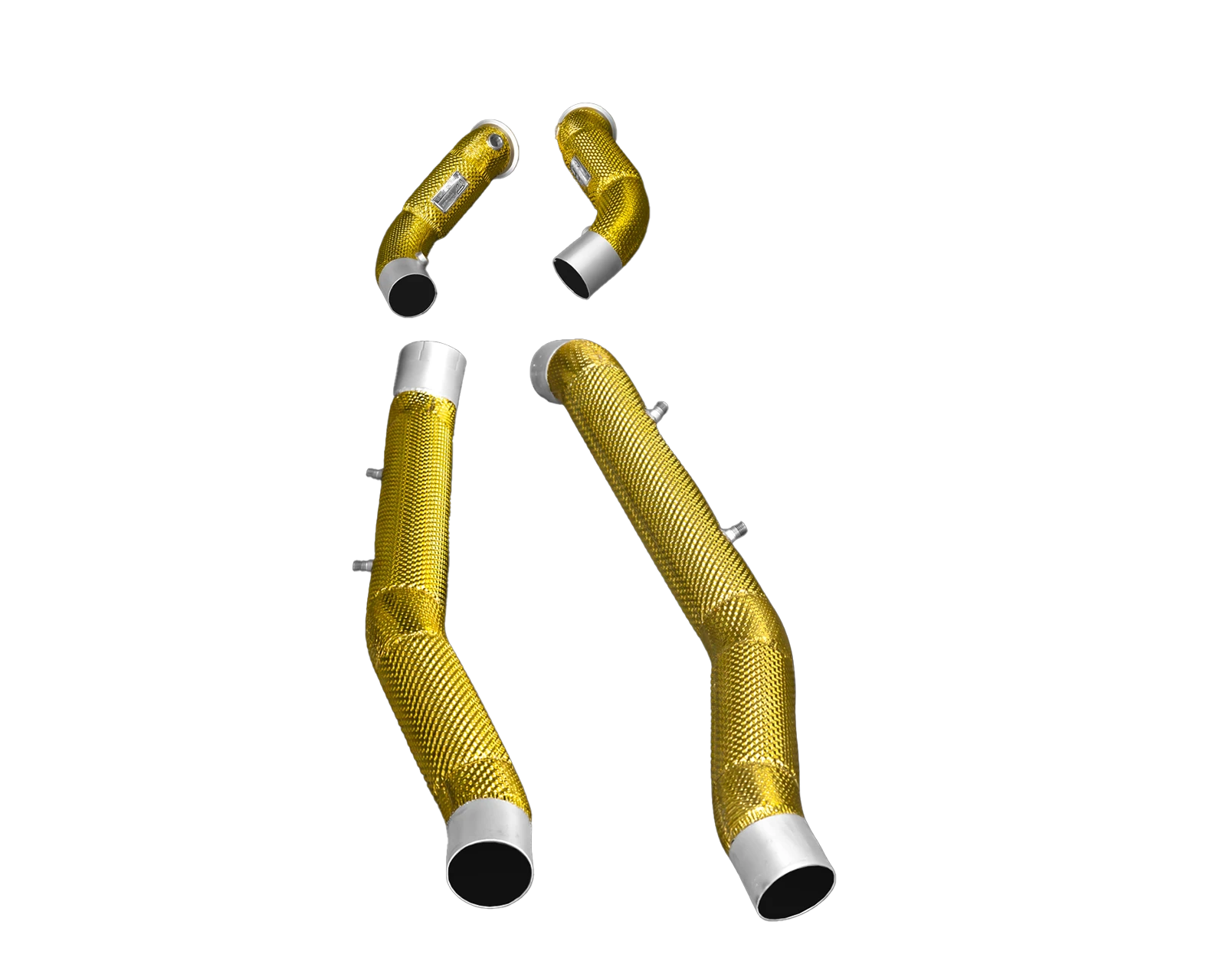 Catless downpipes for Ferrari Roma by IPE – decat version
