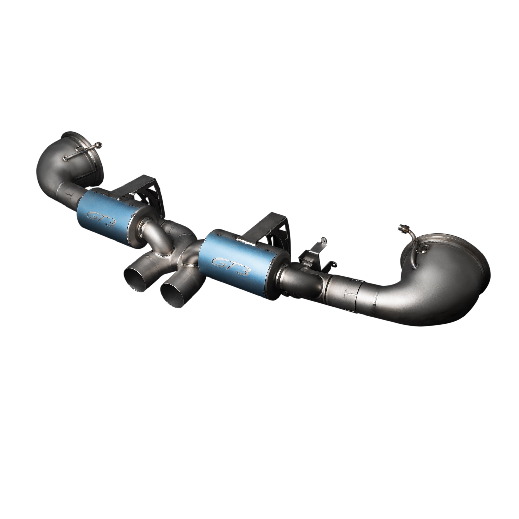 IPE catback exhaust Porsche 992 GT3 RS - titanium