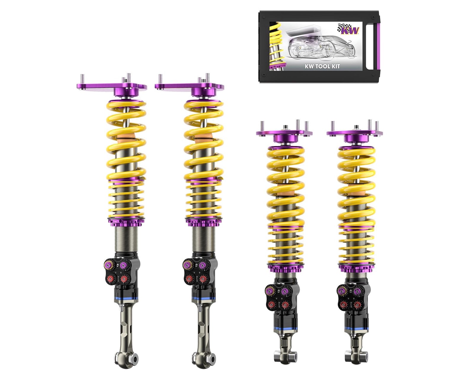KW V7 Racing coilover suspension Porsche 992 GT3 RS