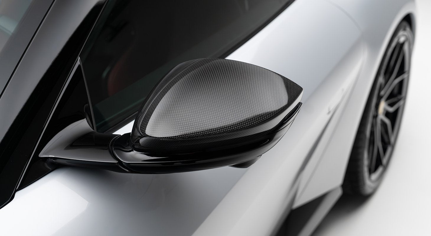 NOVITEC carbon mirror covers installed on Ferrari 12Cilindri