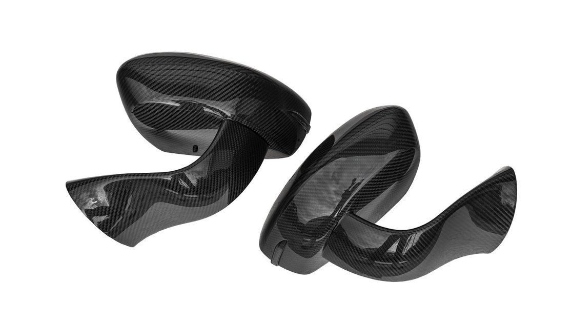 Novitec carbon mirror caps for Ferrari 296 GTB