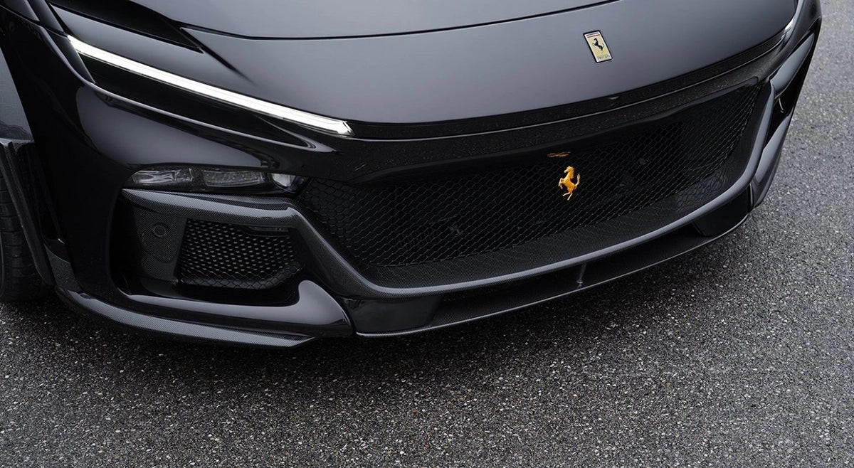 NOVITEC Ferrari Purosangue Carbon Set For Front Bumper Original Look