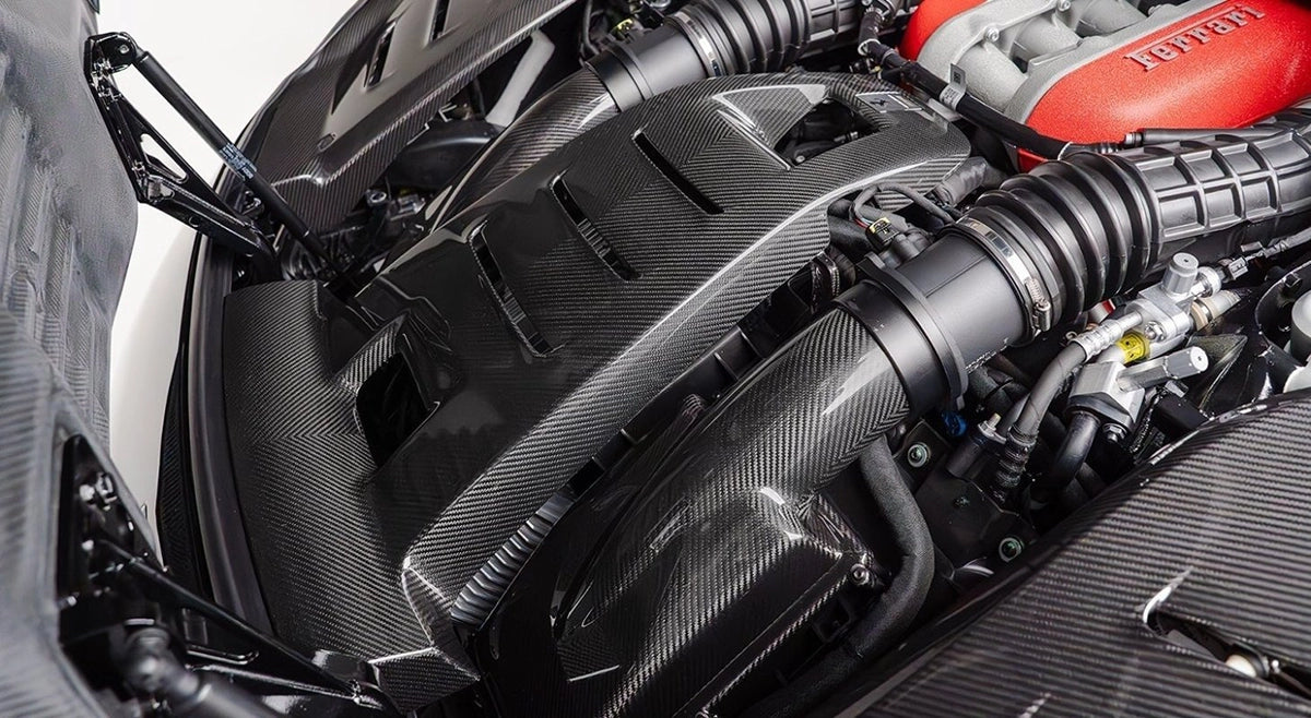 NOVITEC Air Filter Housing Visible Carbon Original Look for Ferrari Purosangue