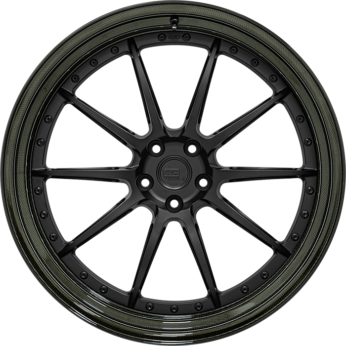 BC Forged CFN 512S carbon wheel - front view