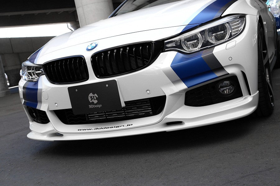 1 bmw 3series f32 3ddesign front lip spoiler urethane 1 12