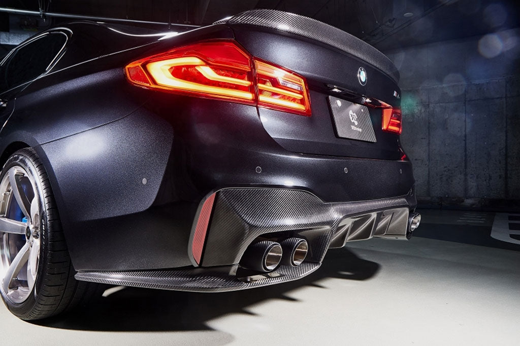 3ddesign bmw f90 m5 diffuser undersplitter carbon