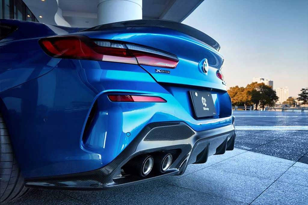 3ddesign bmw m850i g14 g15 diffuser 4 tips exhaust