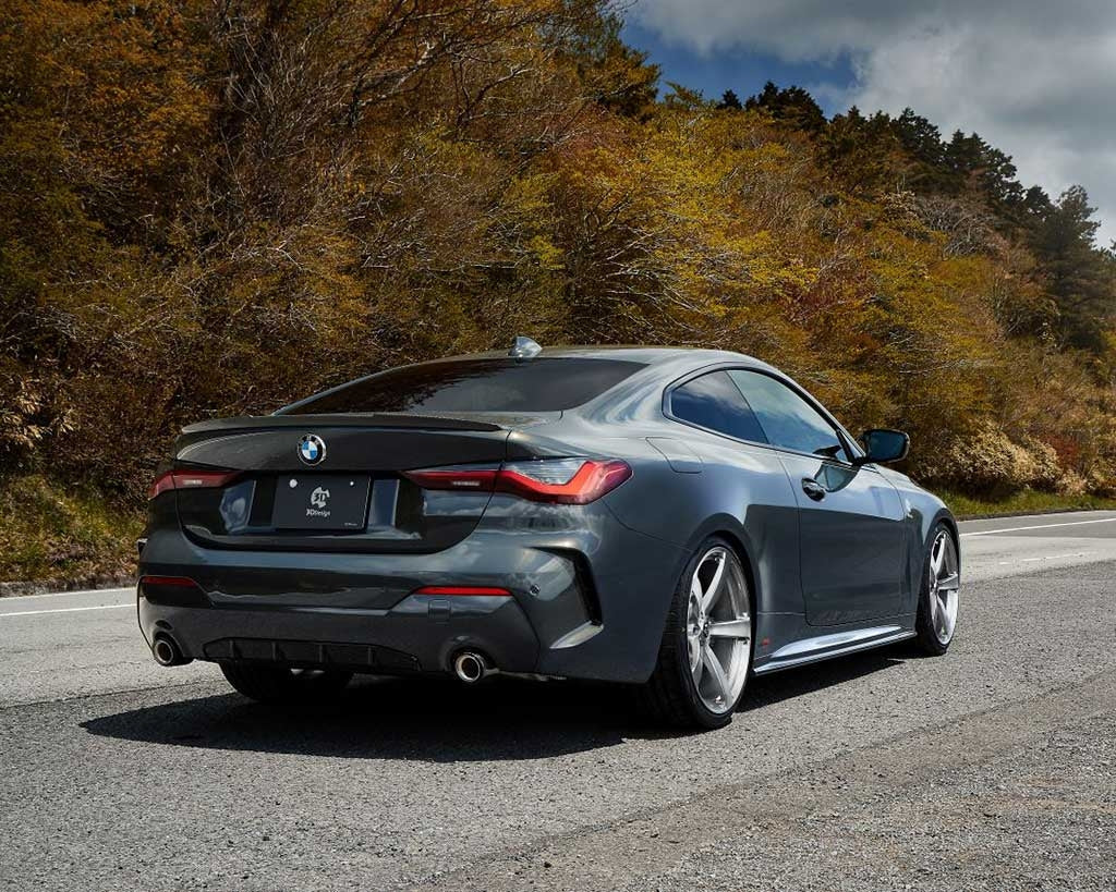 3ddesign bmw g22 4 series trunkspoiler carbon