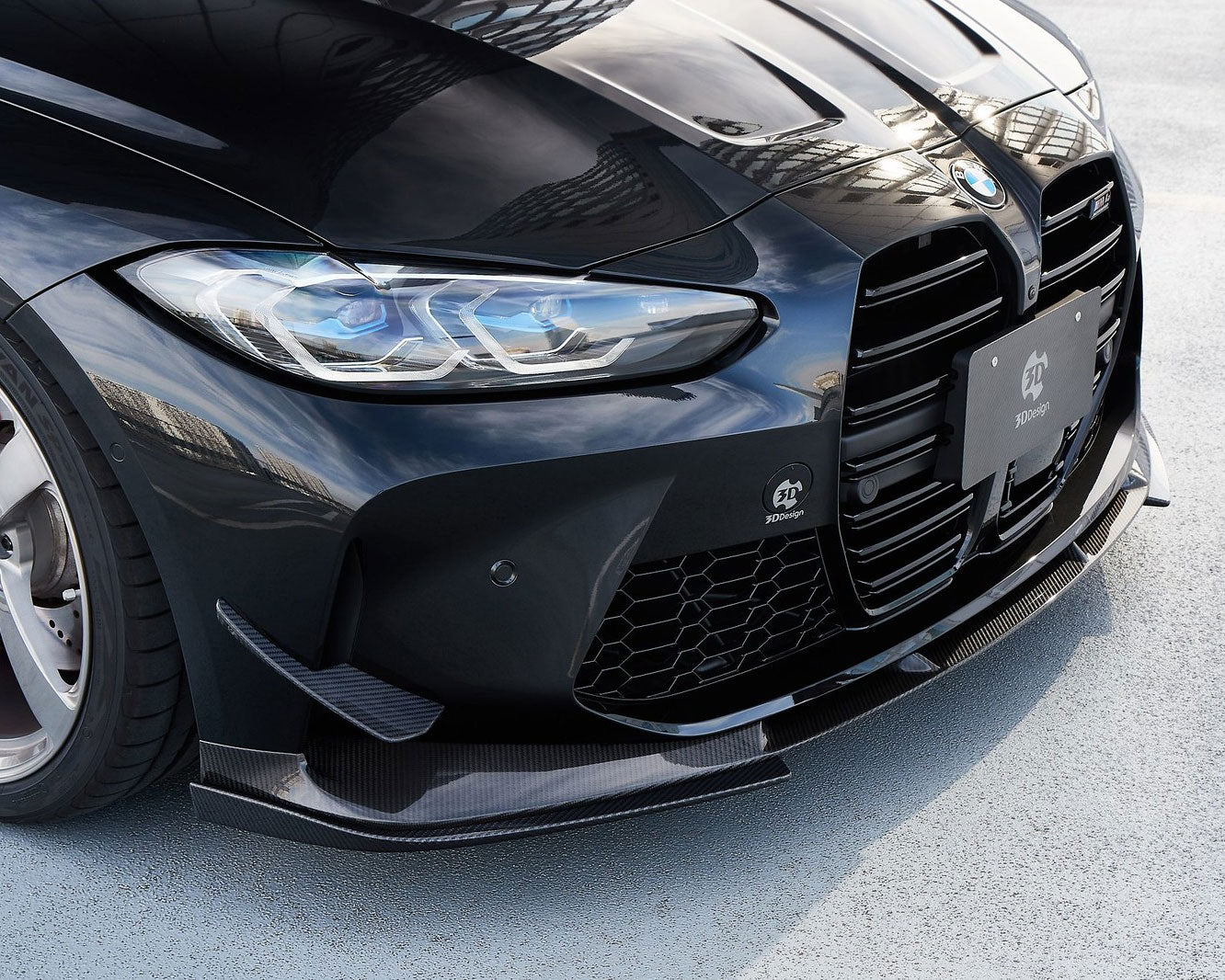 3ddesign bmw g82 m4 carbon frontspoiler