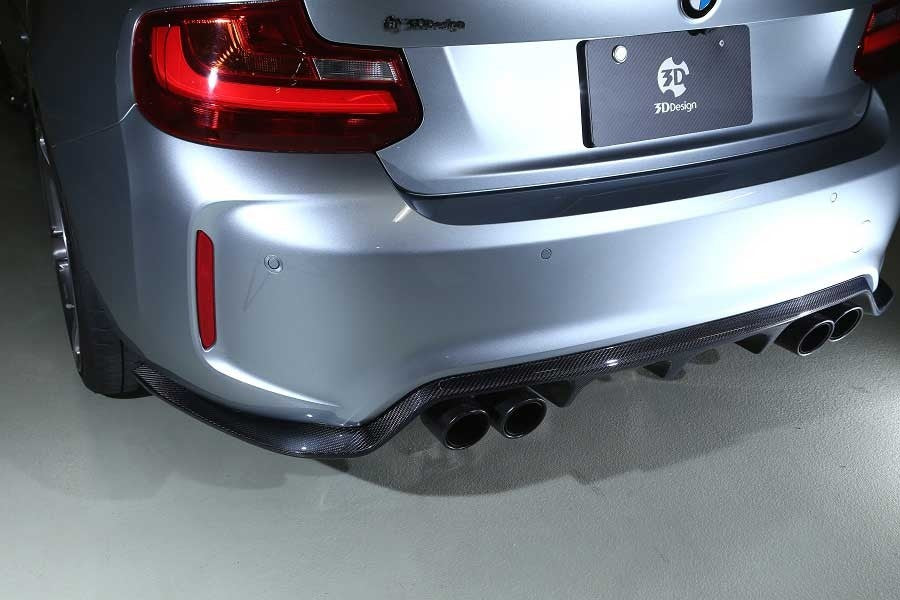 3ddesign bmw m2 rear diffuser type 2 3108 28721