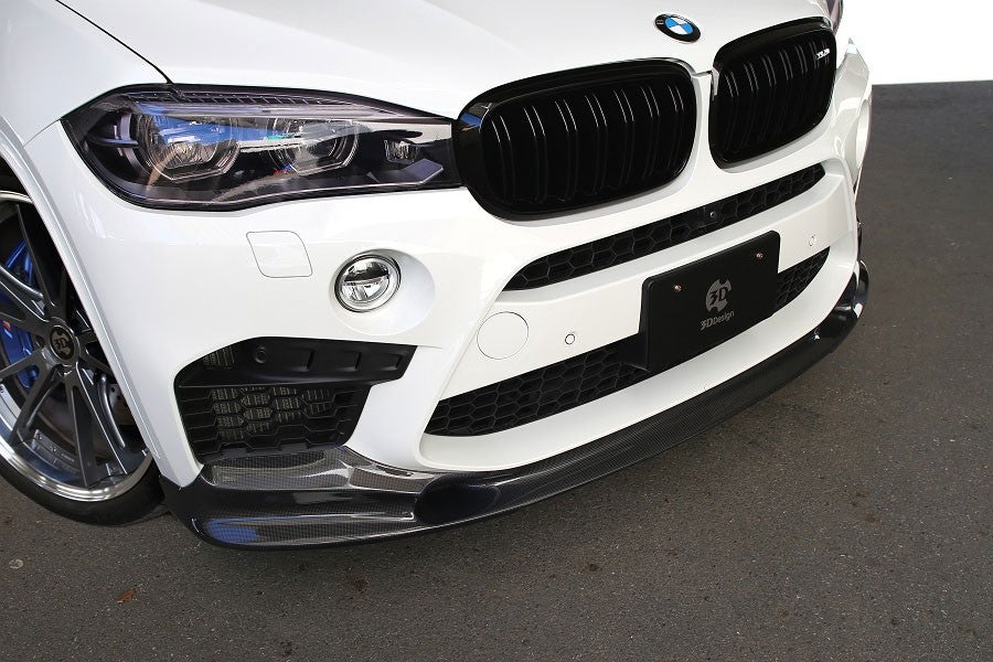 3ddesign bmw x5m f85 front splitter carbon