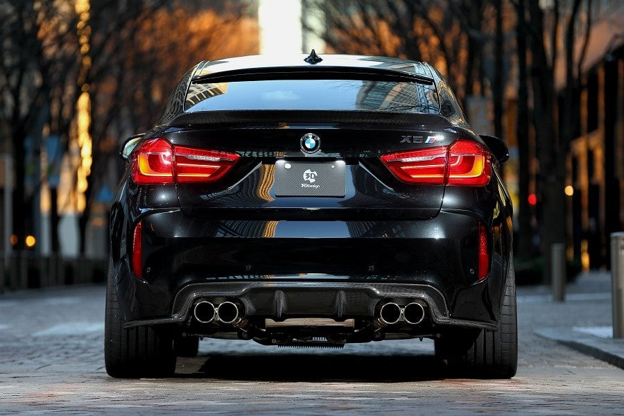 3ddesign bmw x6m f86 carbon diffuser