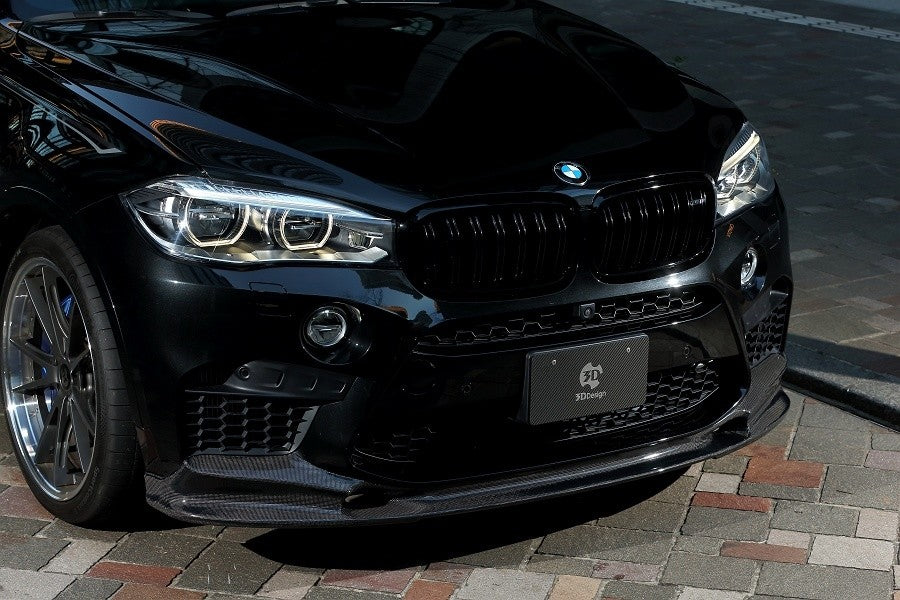 3ddesign bmw x6m f86 front spoiler carbon