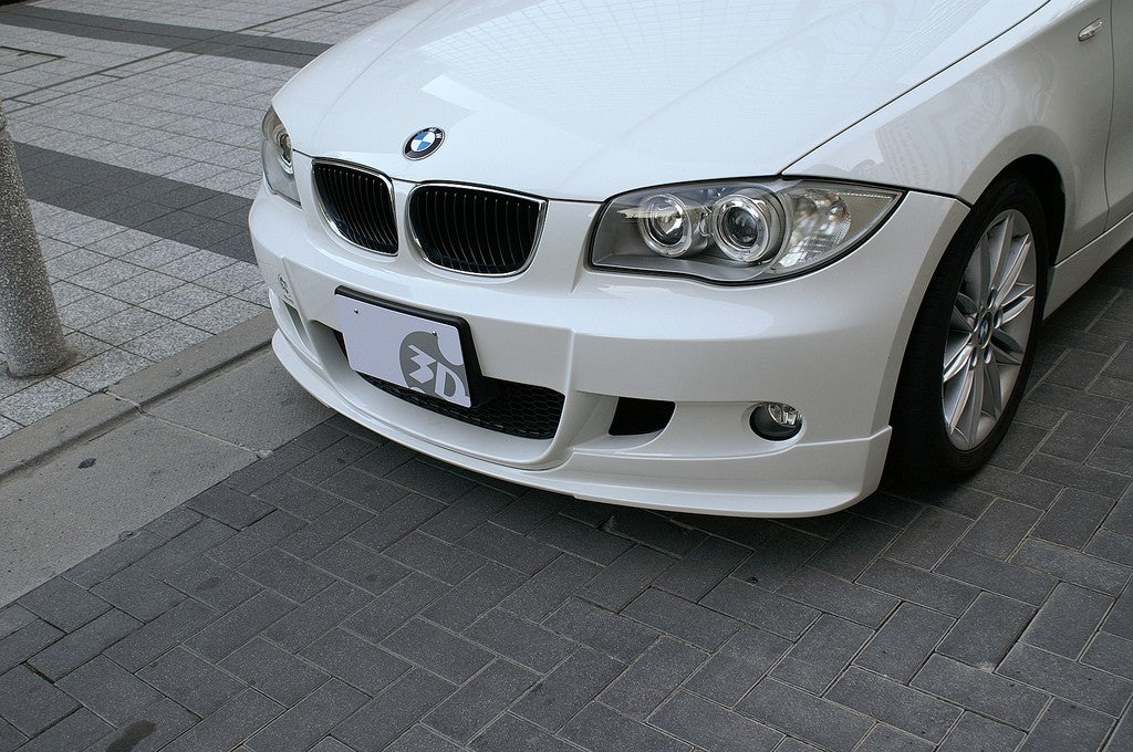 3ddesign front lip spoiler bmw 1 series e87 2