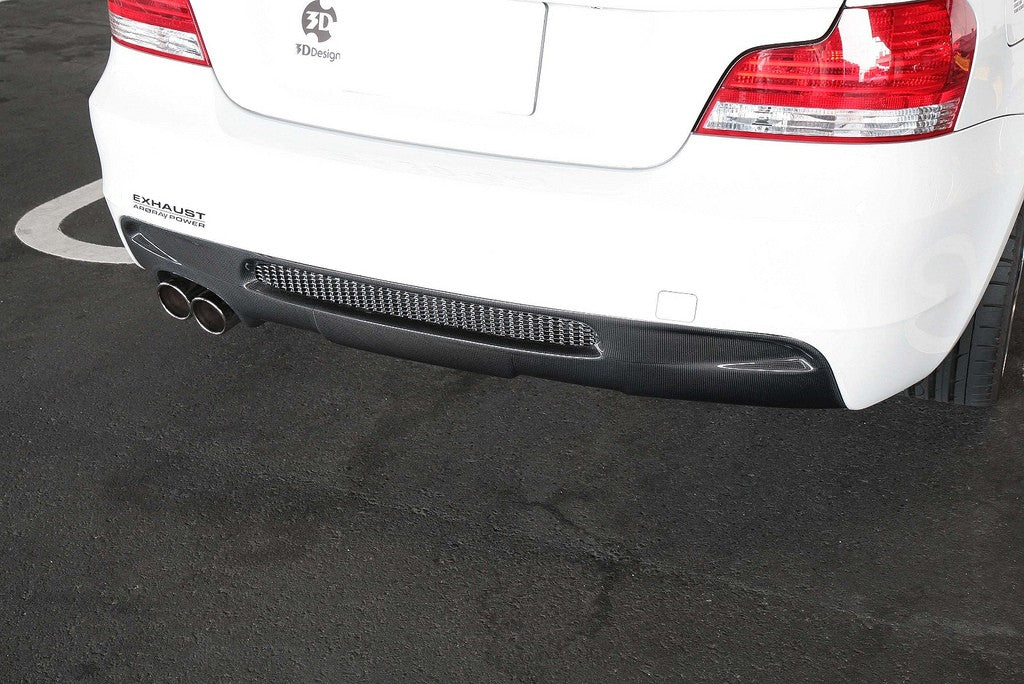 3ddesign rear diffusor 2 tip bmw 1 series e82 3