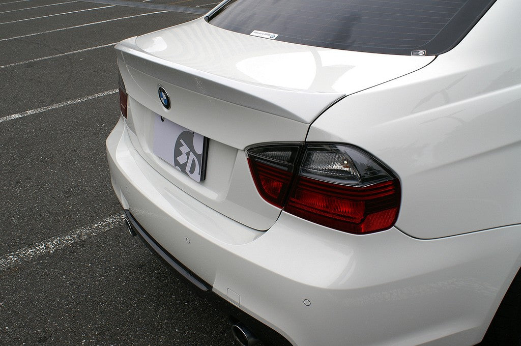 3ddesign trunk spoiler urethane bmw 3 series e90 3