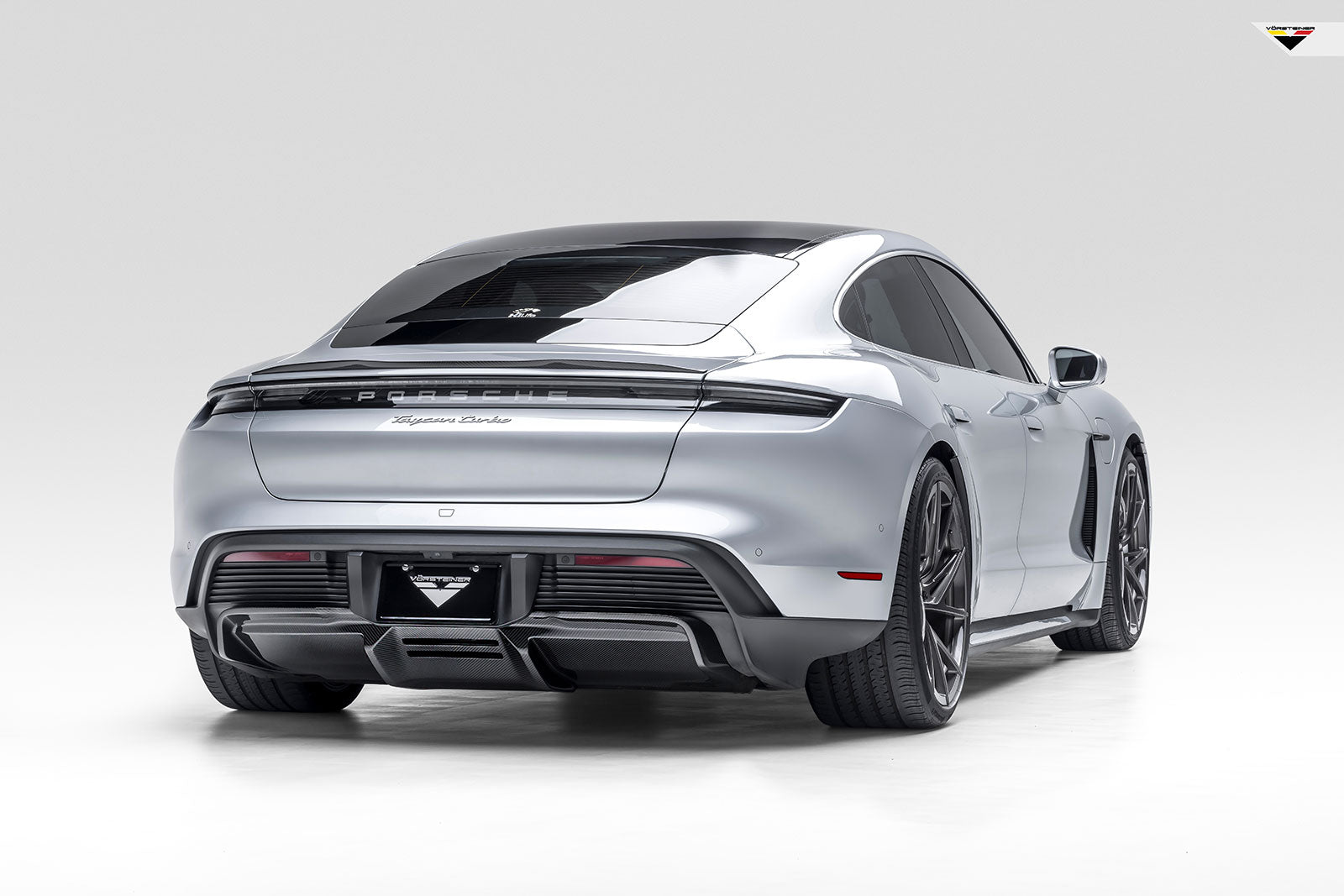 GW9 carbon diffuser Porsche Taycan turbo s