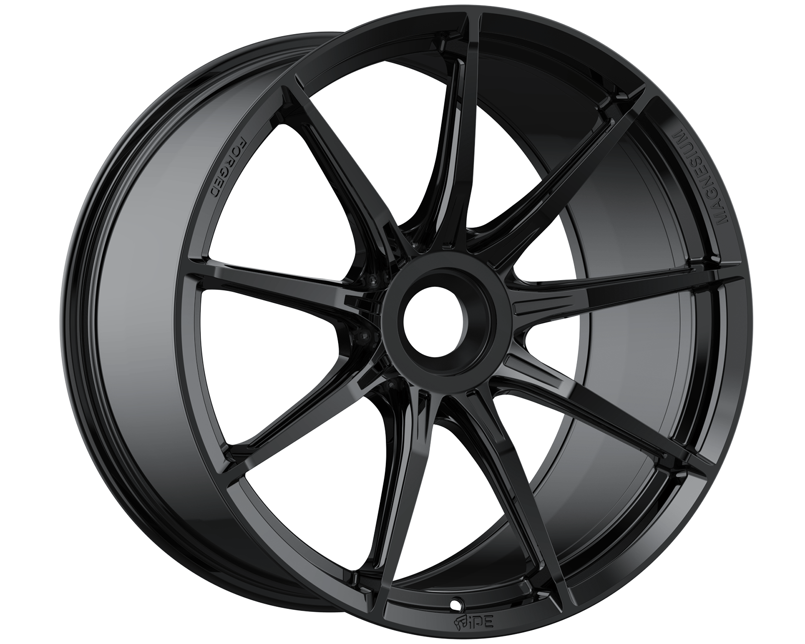 IPE MFR02 magnesium wheel Porsche 992 GT3 gloss black