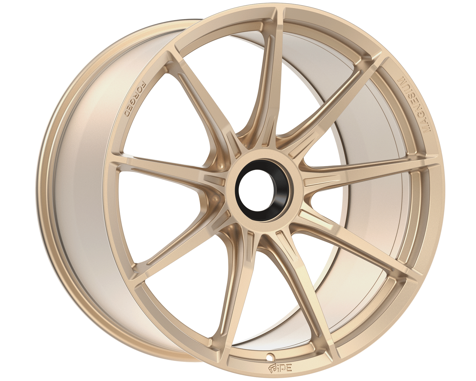 IPE MFR02 magnesium wheel Porsche 992 GT3 white gold