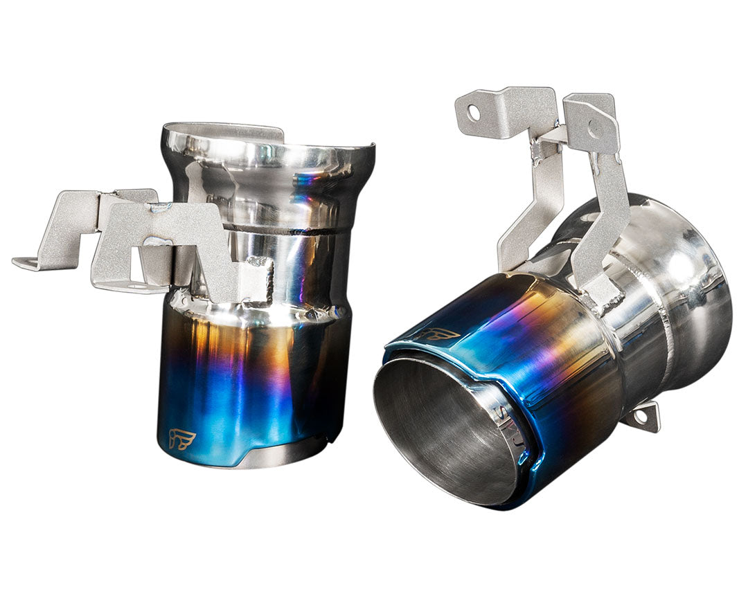 IPE tailpipes titanium lamborghini SVJ