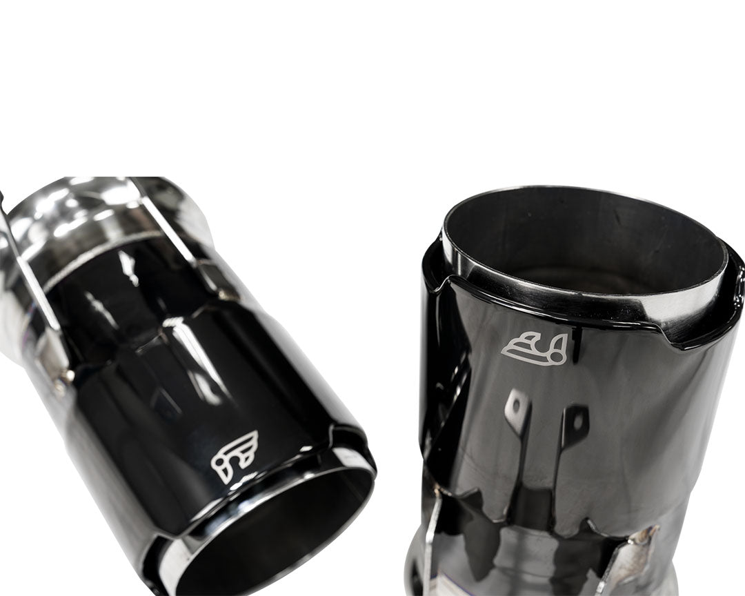 IPE Exhaust black chrome lamborghini SVJ