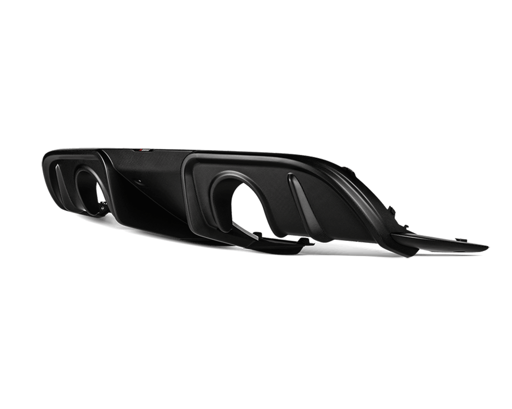 Akrapovič Rear Carbon Fiber Diffuser Porsche 718 Cayman GT4 RS matte