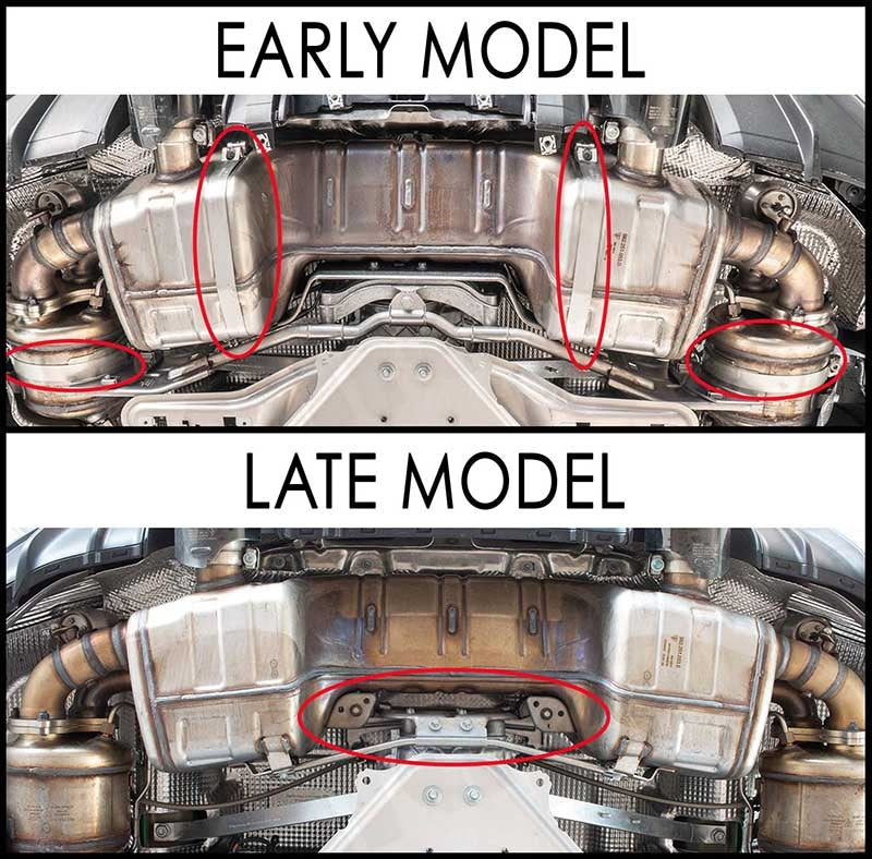 akrapovic 718 gt4 early model later 1