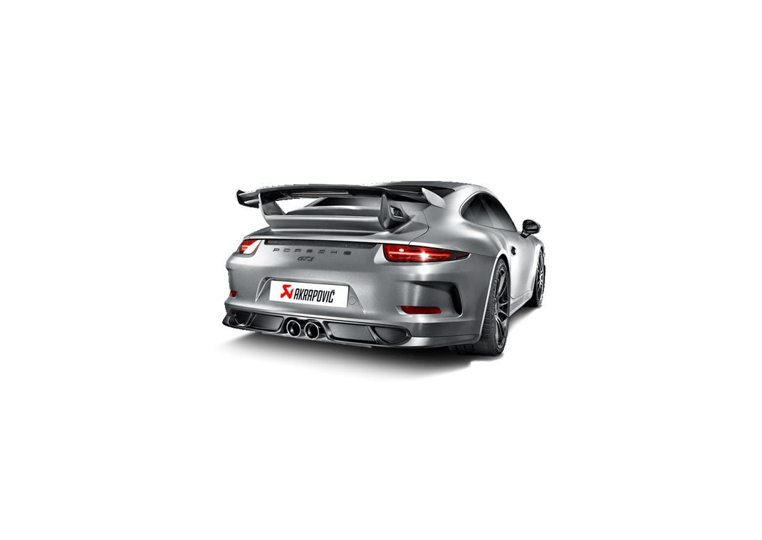 akrapovic carbon rear diffuser porsche 991 gt3 3