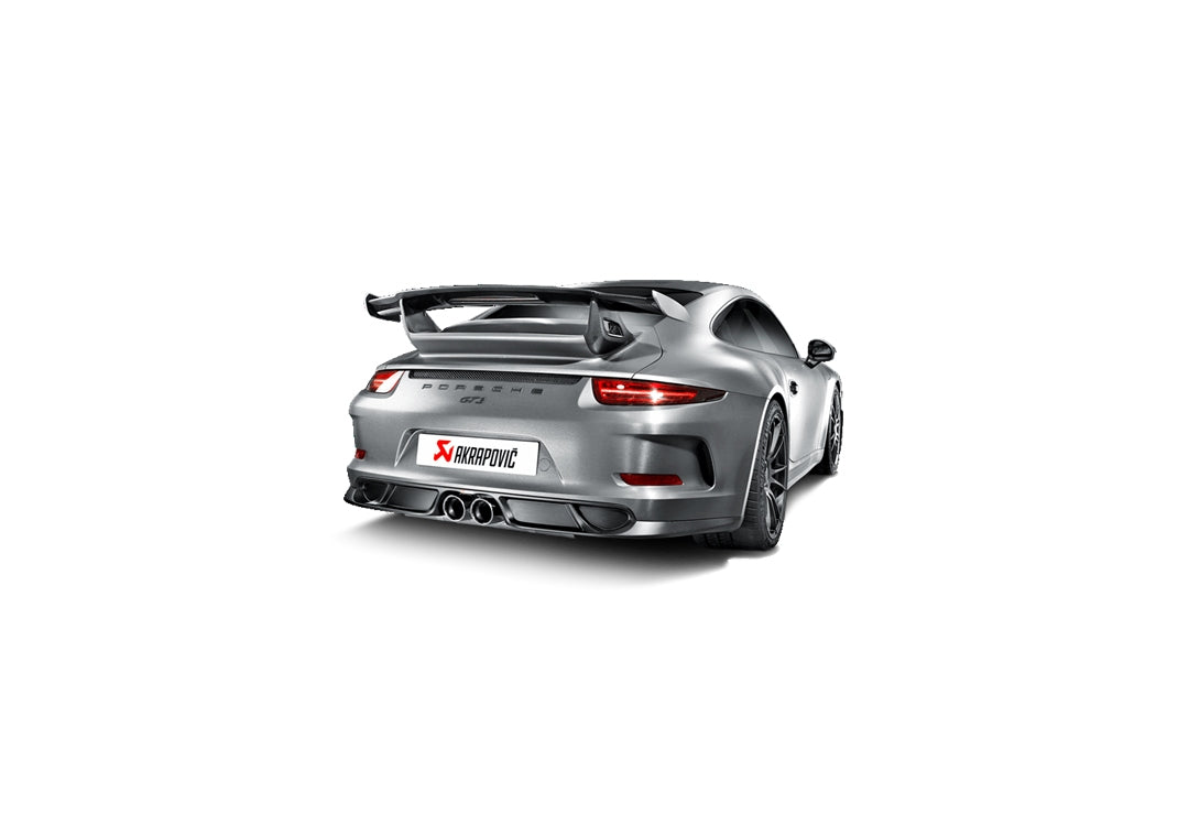 Akrapovic carbon fiber diffuser | Porsche 991 GT3