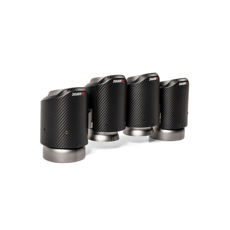 akrapovic carbon tailpipes bmw x3m f97