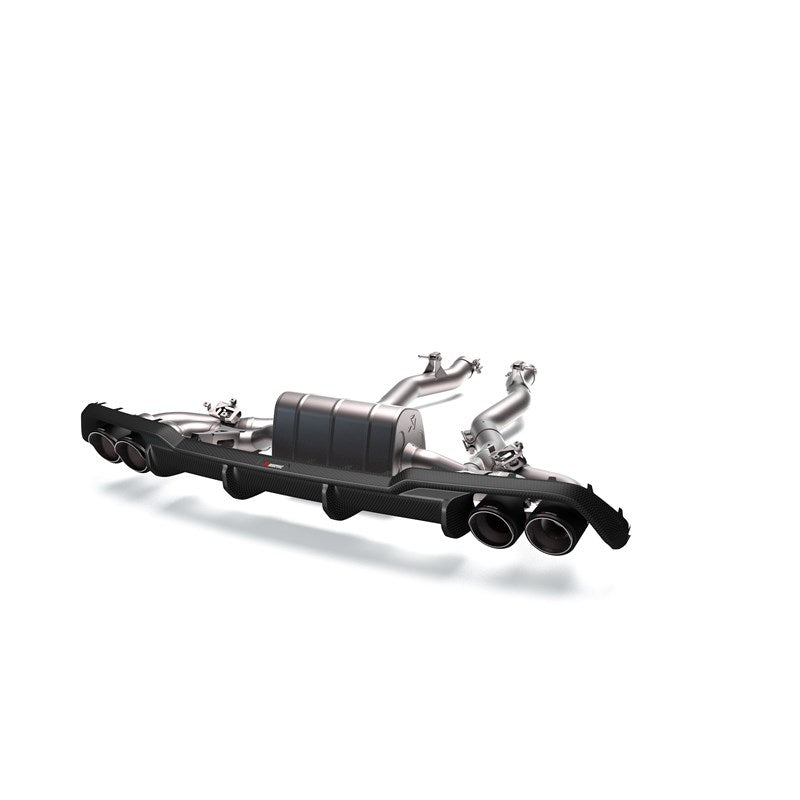 akrapovic diffuser bmw m8 matte