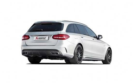 akrapovic exhaust uitlaat mercedes c63 amg estate s205
